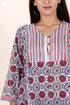 Mulmul Cotton Dress In Floral Print